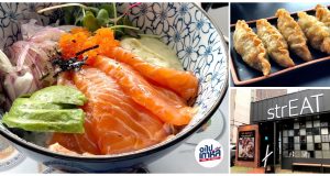 strEAT | ข้าวหน้าแซลมอนอะโวคาโด รวมสารพัดอาหารอร่อยสไตล์ฟิวชั่น ย่านคังนัม ร้าน strEAT คังนัม โซล สถานี Gangnam ประตูทางออก 4