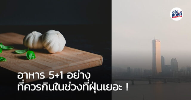 อาหารต้านฝุ่น PM 2.5